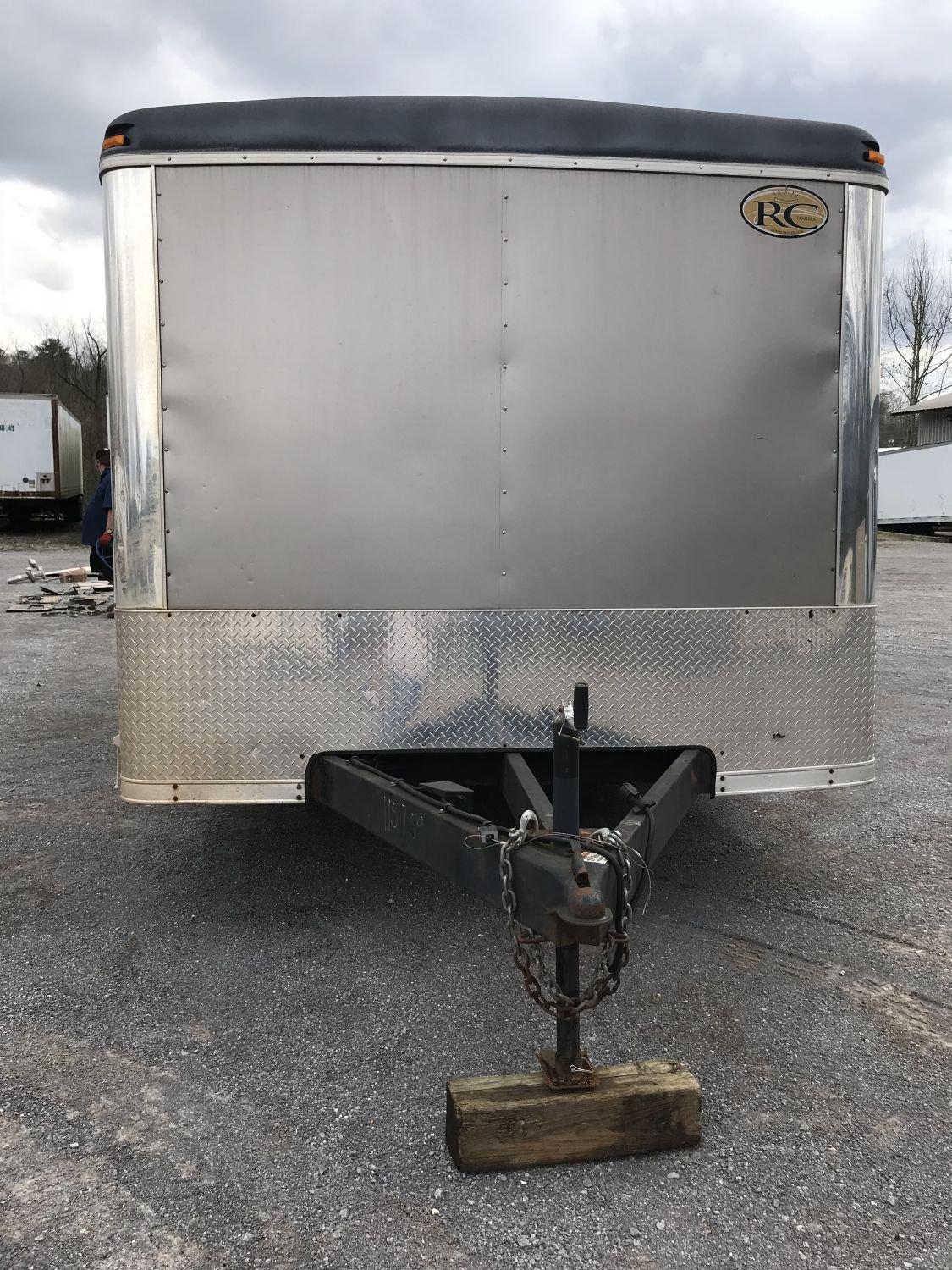 2012 Royal Cargo 16' RSTCH85X enclosed trailer, tandem axle, electric brakes, rear door ramp, side d