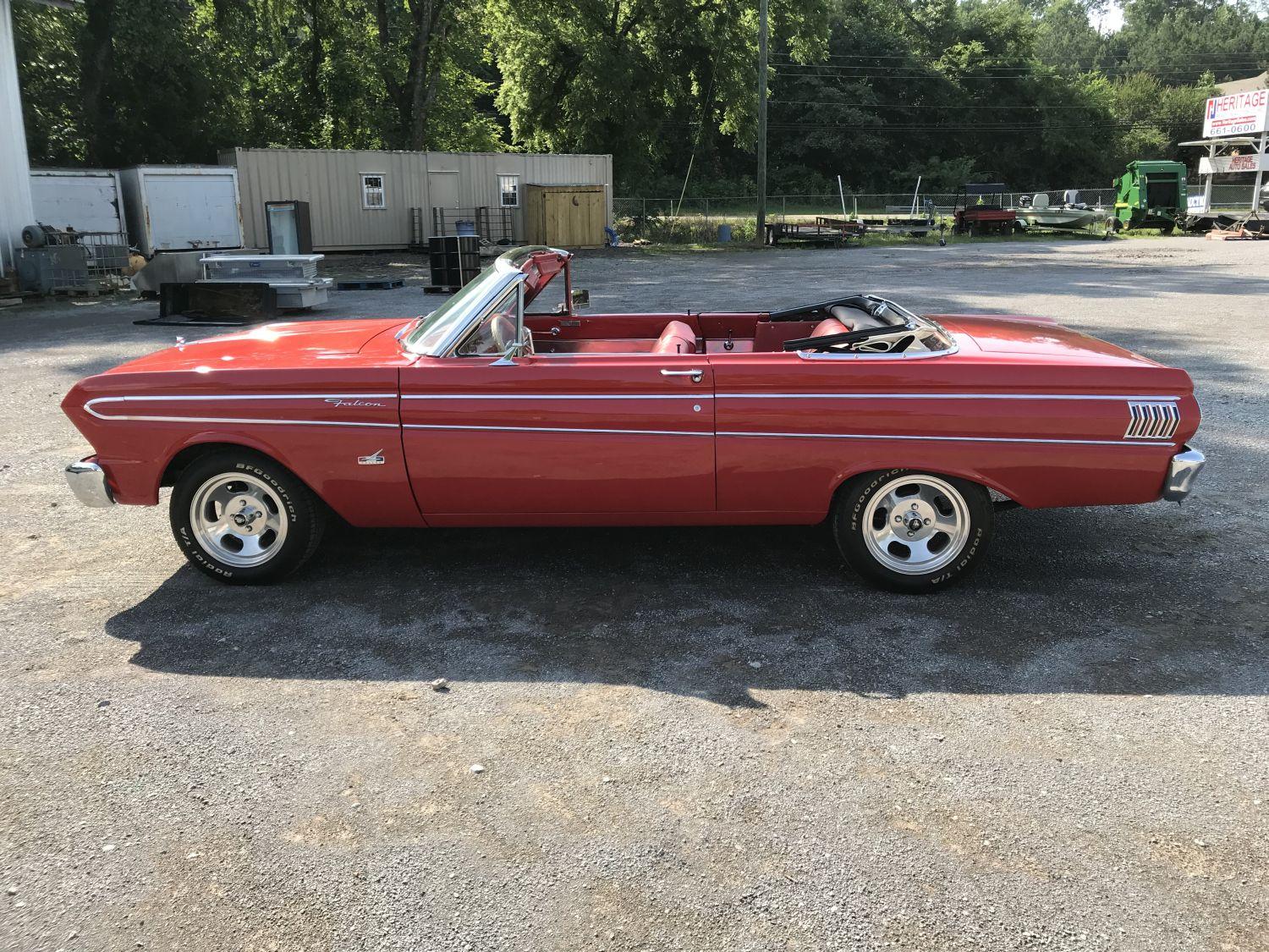 1964 Ford Falcon Futura 2-door convertible, shows 13007 (actual mileage in