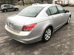 2009 Honda Accord EX silver 4-door sedan, 206589mi, 2.4 liter 4 cylinder gas engine, automatic trans