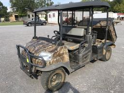 2012 Kubota RTV1140CPX 4x4, 1568hrs, 1.1 liter 3 cylinder diesel engine, automatic, power steering, 