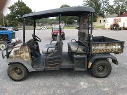 2012 Kubota RTV1140CPX 4x4, 1758hrs, 1.1 liter 3 cylinder diesel engine, automatic, power steering, 