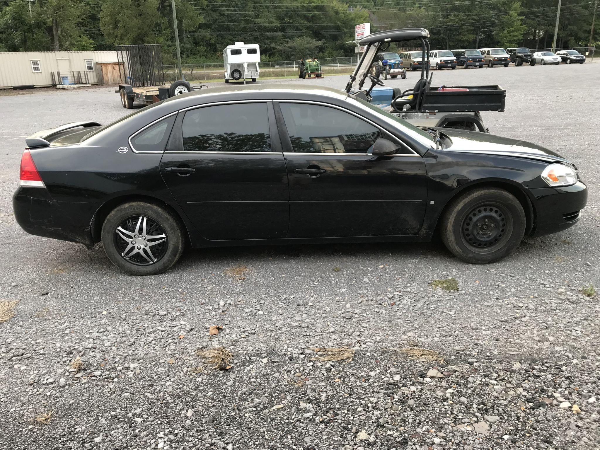 2006 Chevrolet Impala LS 4-door black sedan, 142239mi, 3.5 liter V6 gas engine, automatic transmissi