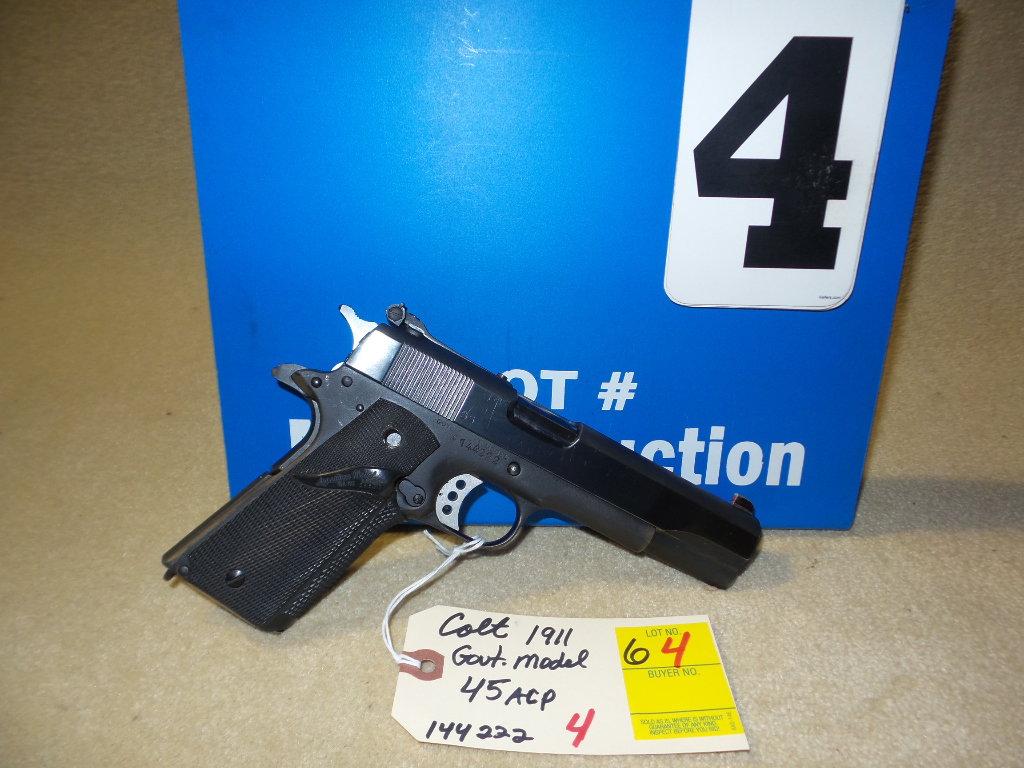 COLT 1911 GOVERNMENT MODEL 45ACP