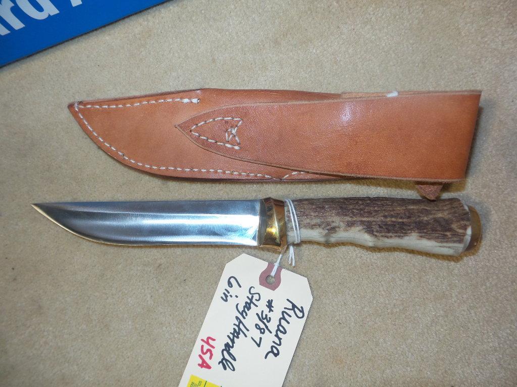 RUANA KNIFE 6in STAG mfg. 3/87