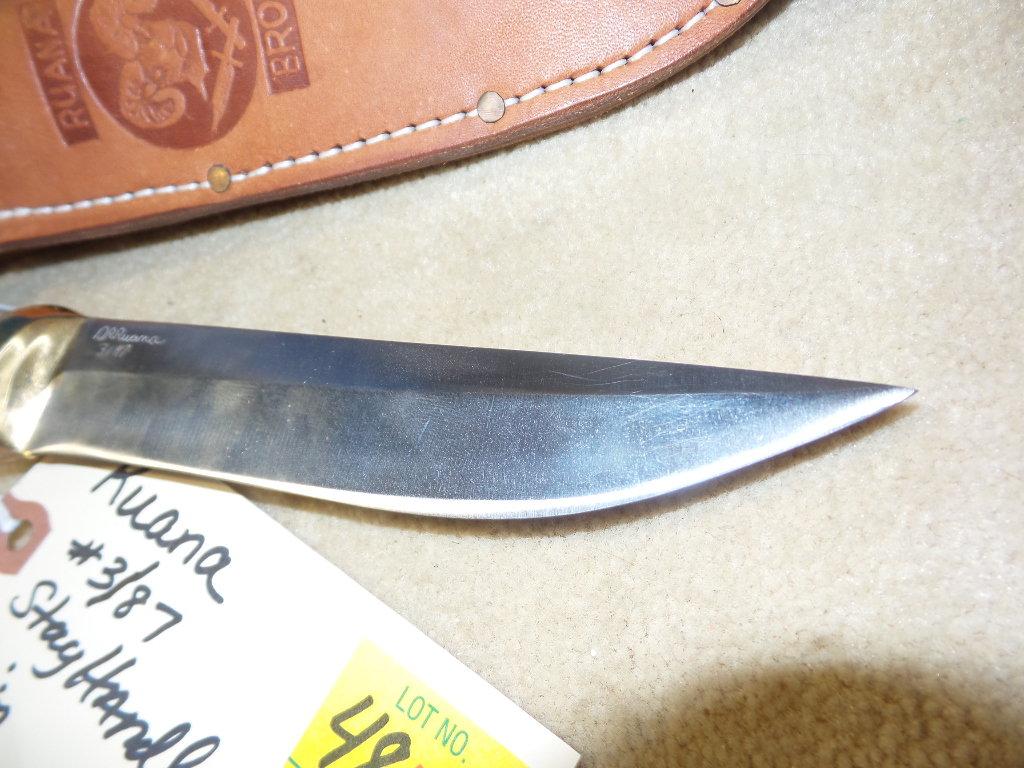 RUANA KNIFE 6in STAG mfg. 3/87