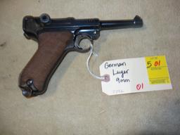 GERMAN LUGER DWM 1917  9MM PISTOL