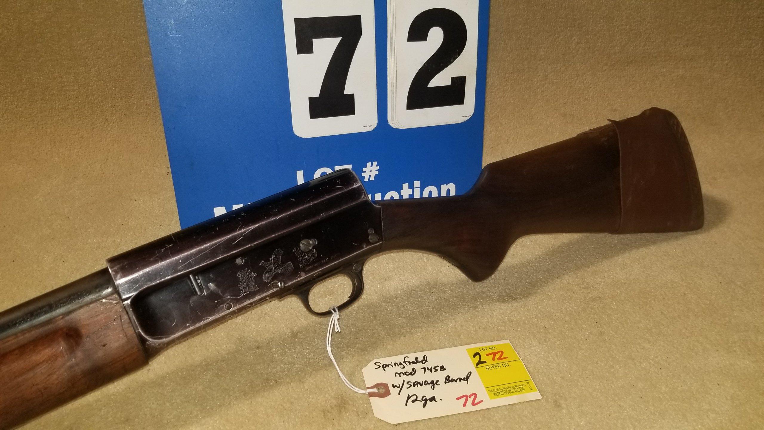 Springfield 745b W/ Savage Barrels 12ga