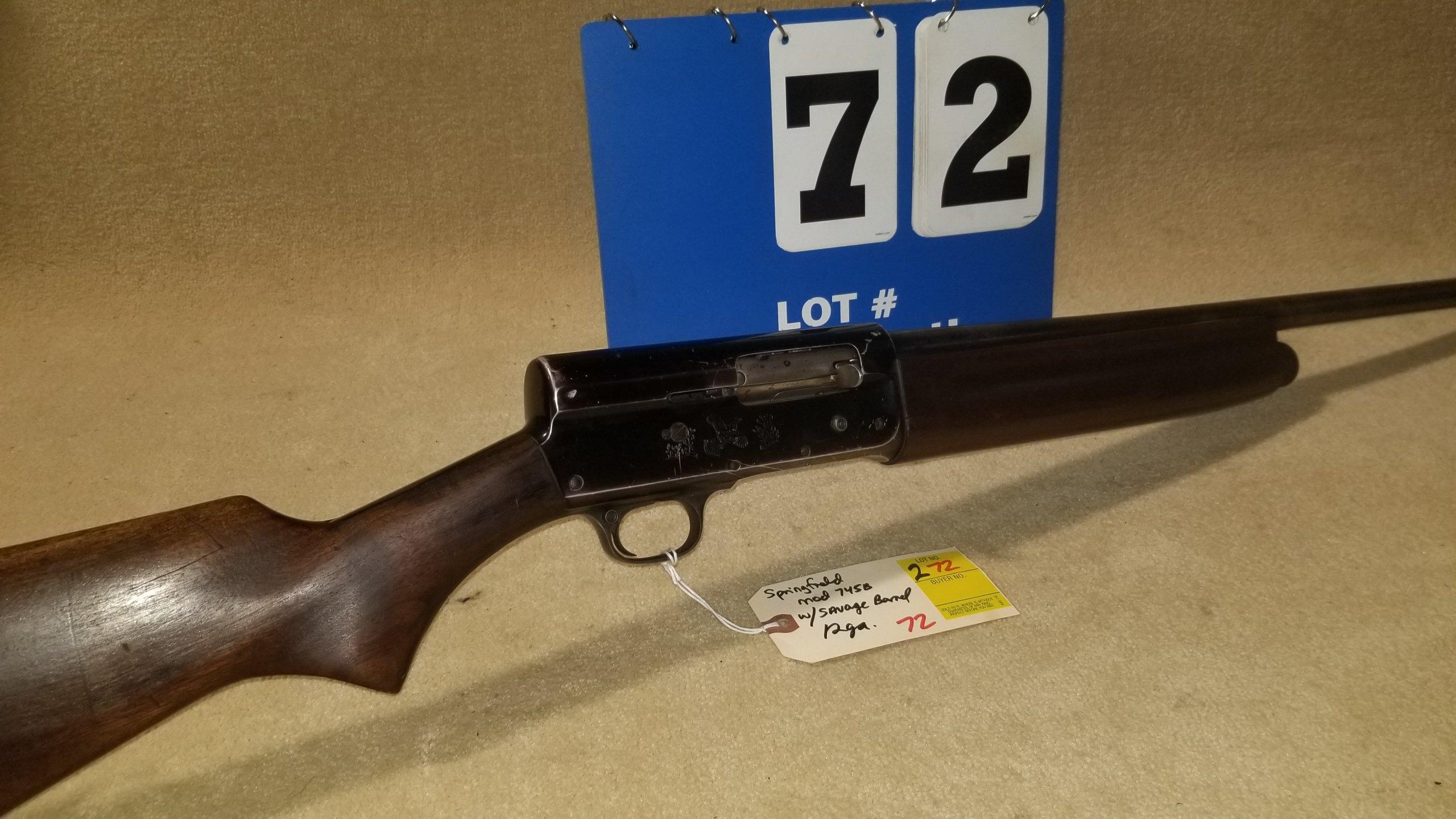 Springfield 745b W/ Savage Barrels 12ga