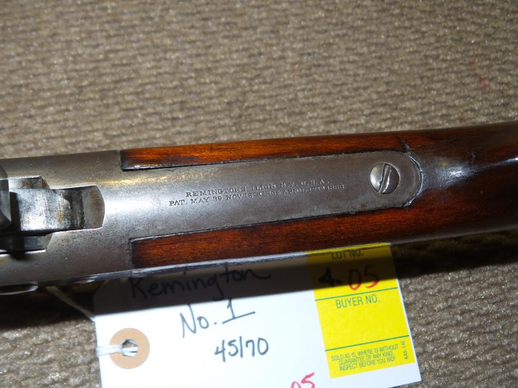 Swedish Remington Rolling Block internal hexagonal barrel (RARE RIFLE)