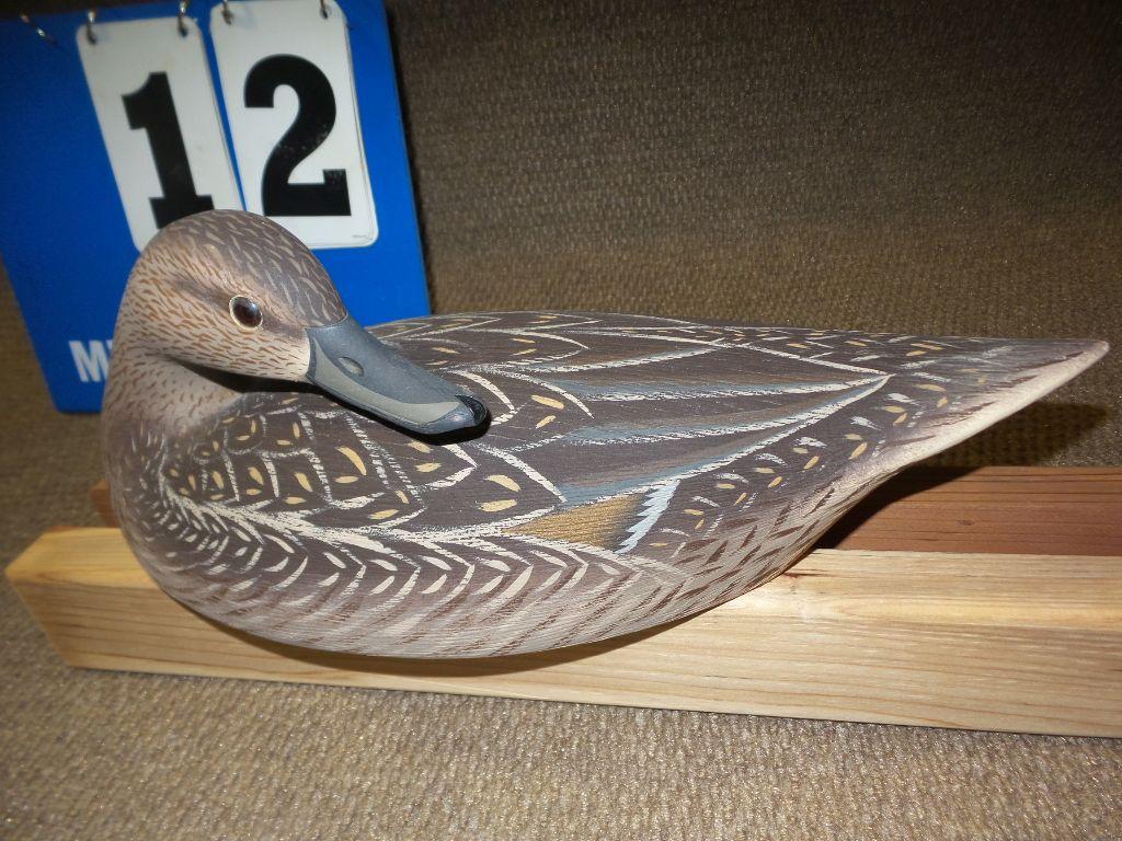 Carved Duck Decoy Set Carved By Robert Capriola for Ducks Unlimited