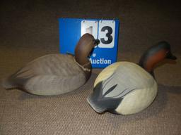 Hand Carved Duck Decoy by Robert Capriola