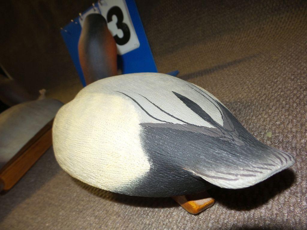 Hand Carved Duck Decoy by Robert Capriola