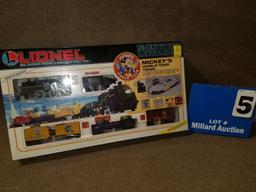 Lionel Train set Mickey's World Tour