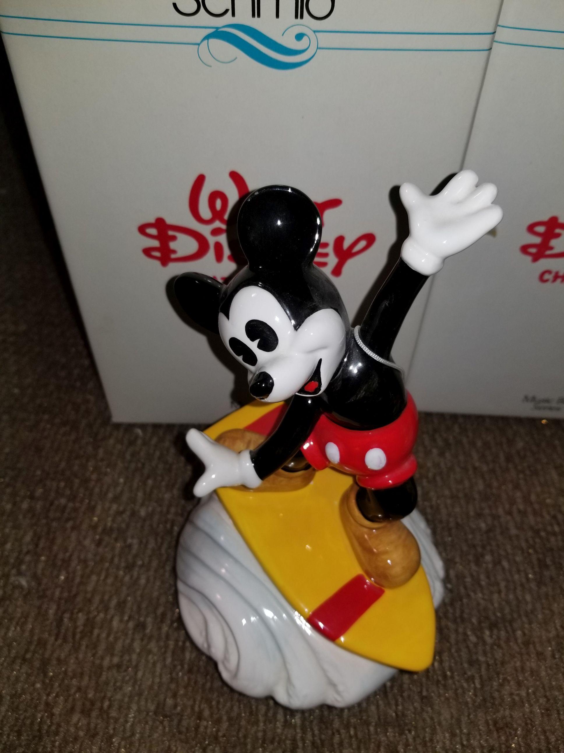 2 Schmid Mickey Mouse music boxes