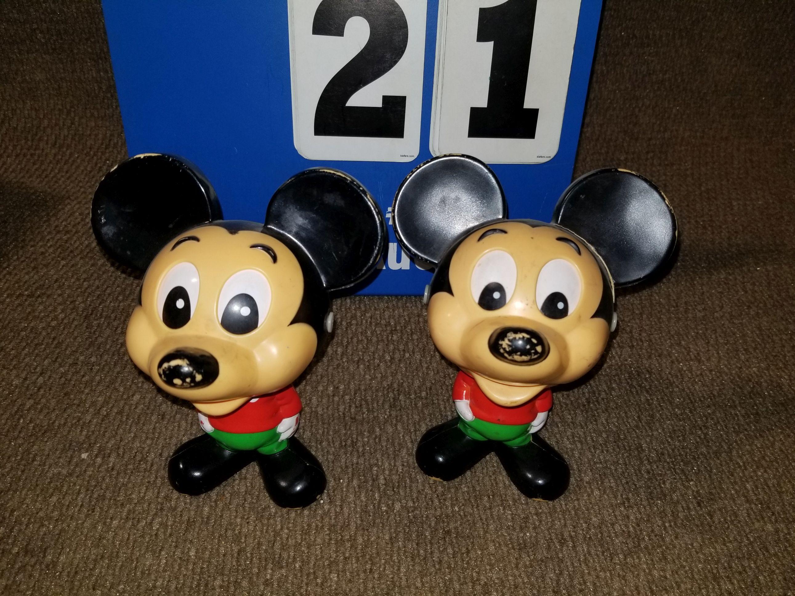 Two 1976 Hong Kong Talking Mickey Mouse