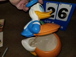 Donald Duck with Pumpkin cookie jar