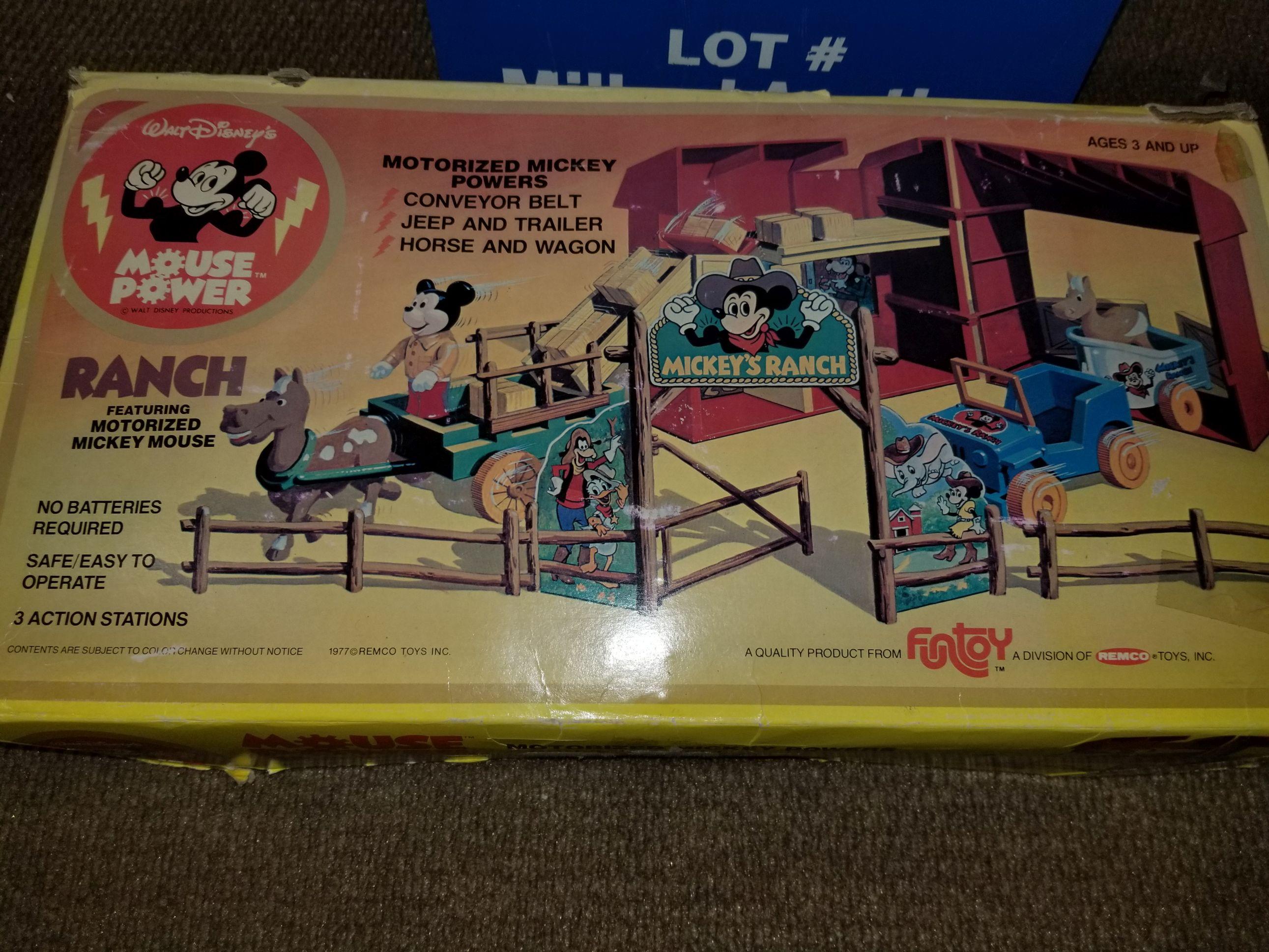 Walt Disney's Mouse Power Ranch featuring motorized Mickey Mouse