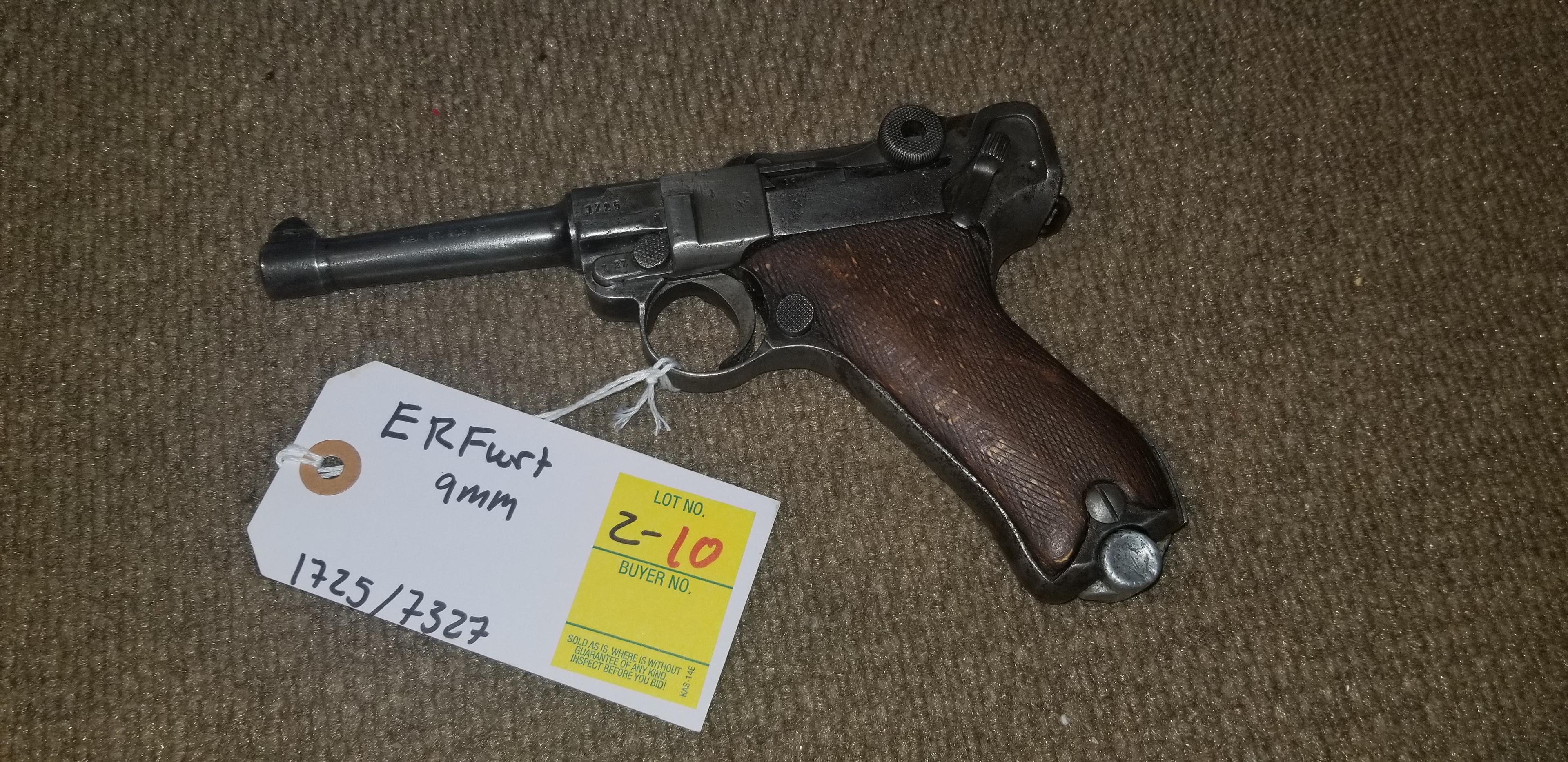 ERFURT LUGER 9mm