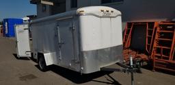 12FT HALLMARK ENCLOSED TRAILER