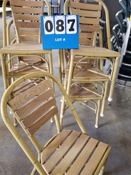 7 Bamboo Chairs