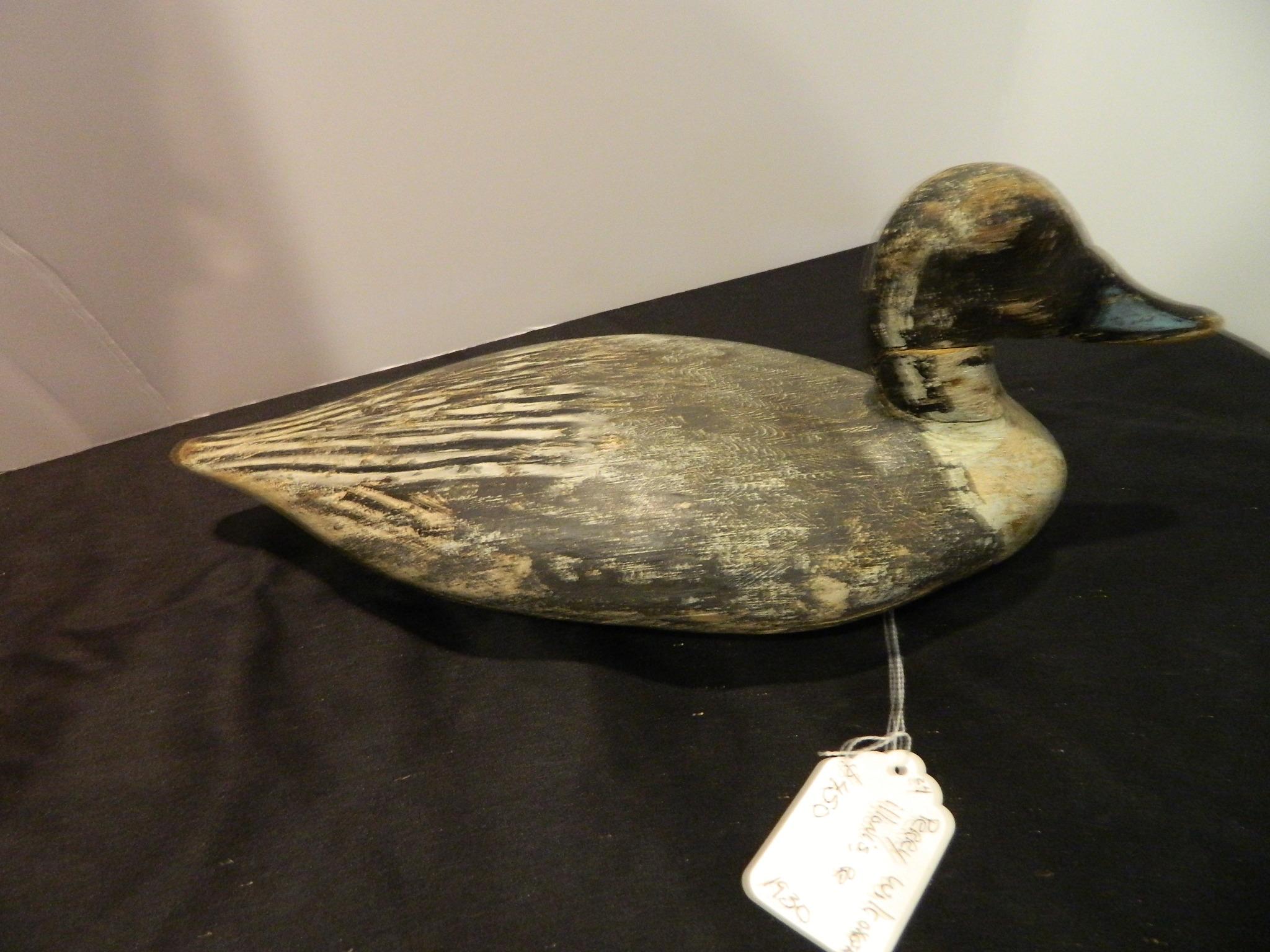 Carved Painted Bluebill Decoy