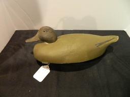 Flat Bottom Black Duck Decoy