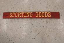 SPORTING GOODS SIGN