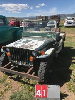 1942 FORD MILITARY JEEP, 112029 114, TITLE, RUNS