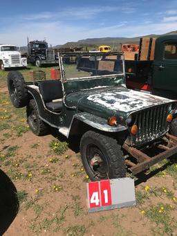 1942 FORD MILITARY JEEP, 112029 114, TITLE, RUNS