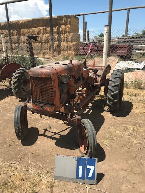 ALLIS CHALMERS B, 79204, WITH SICKLE MOWER, 1947, HASN'T RUN SINCE 2012