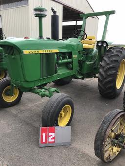 JOHN DEERE 4020, 21T71919, DSL, WIDE FRONT, 3 PT, WITH CENTER LINK, RESTORED, RUNS