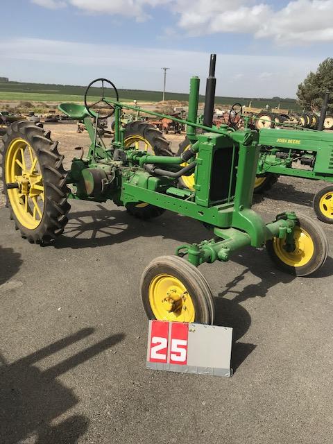 JOHN DEERE BW, 150569, RESTORATION STARTED, FLAT SPOKE REARS, NEW RUBBER