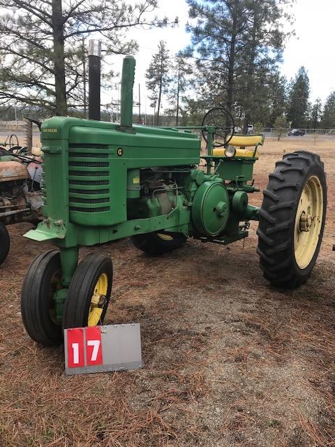 JOHN DEERE G, 34257, OLDER RESTORATION, RUNS