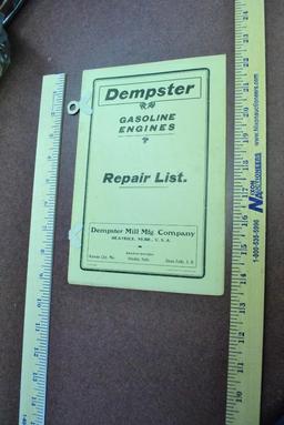 Dempster Gasoline Engines Repair List