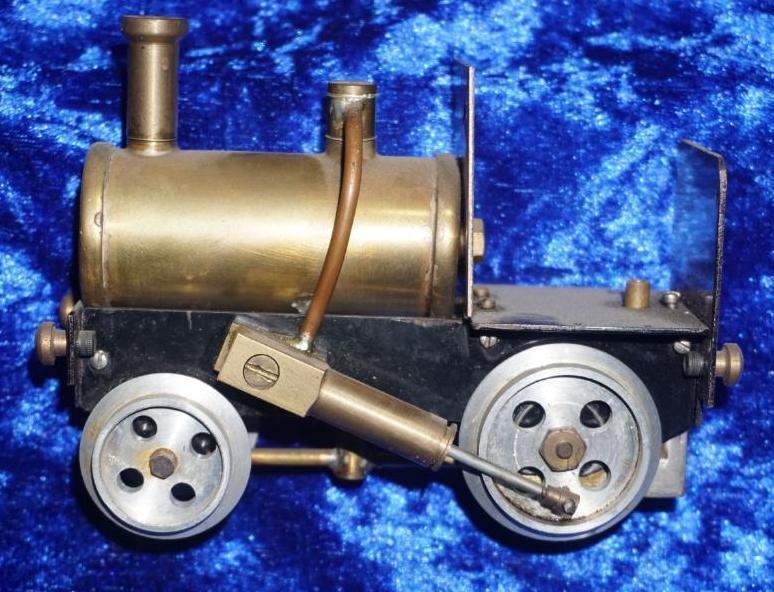 Miniature Brass Steam Locomotive