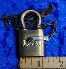 U.S.N Brass Lock