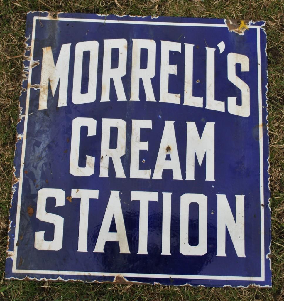 Morrells Cream Station Sign