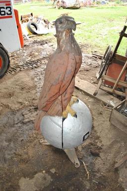 Original Cast Case Eagle "Old Abe" On Globe