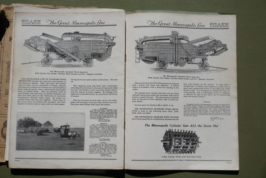 Power farming Machinery - The Great Minneapolis Line