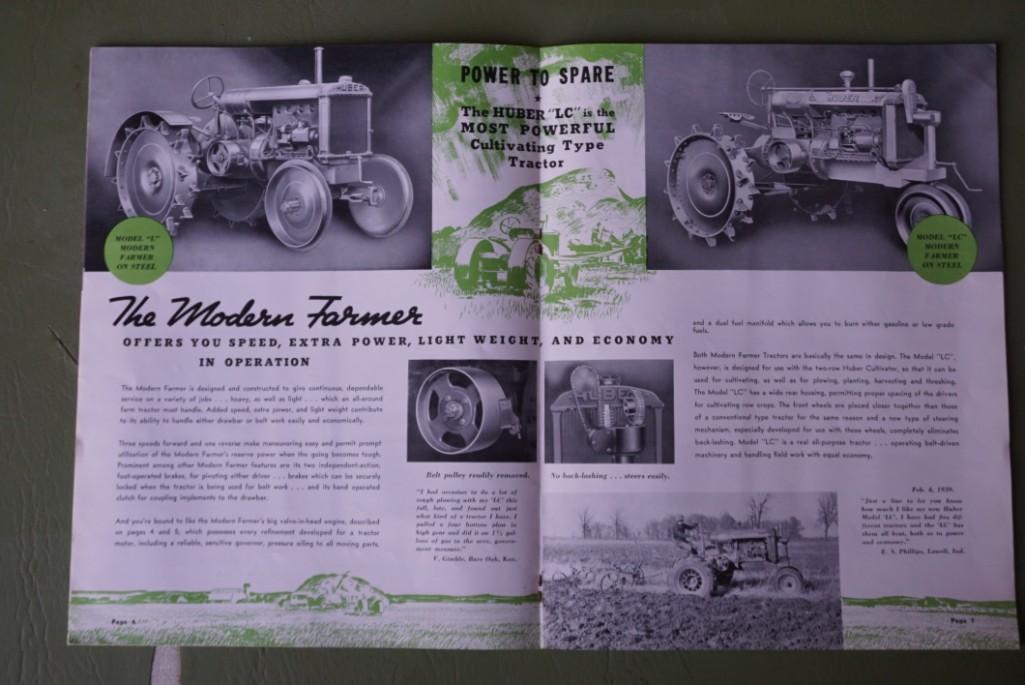 Assorted Huber advertisment