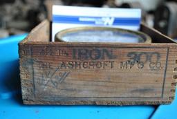 NOS Ashcroft Steam Gauge