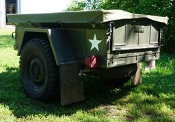 1966 Willy's Jeep Military Trailer