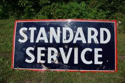 Standard Service Porcelain Sign