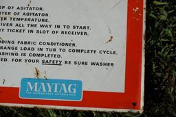 Maytag Sign