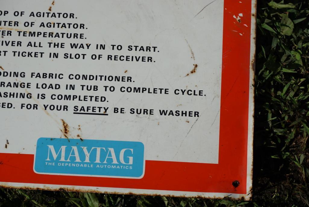 Maytag Sign