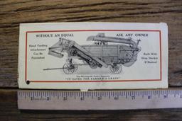 The Minneapolis Threshing Machine Company Folded Brochure