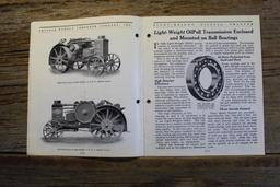 The New Light-Weight Rumely Oil Pull Tractors Catalog