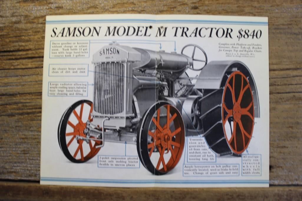 The Samson Tractor Model M Catalog