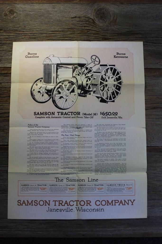 Large Samson Folded Brochure