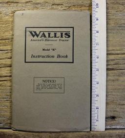 Wallis Model K Instruction Book